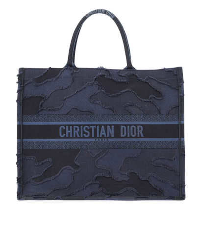 Large Camouflage Book Tote, front view